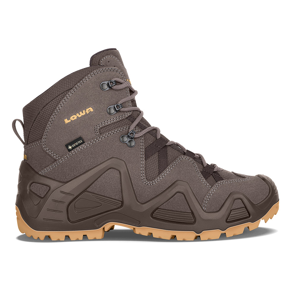 Scarpe Militari Uomo Lowa Zephyr GTX Mid Caffè ITWFSH-074